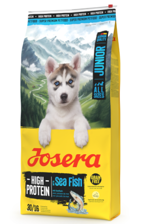 Сухой корм Josera High Protein Junior Sea Fish (Йозера Хай Протеин Юниор) для щенков всех пород с морской рыбой, 12.5 кг Винница