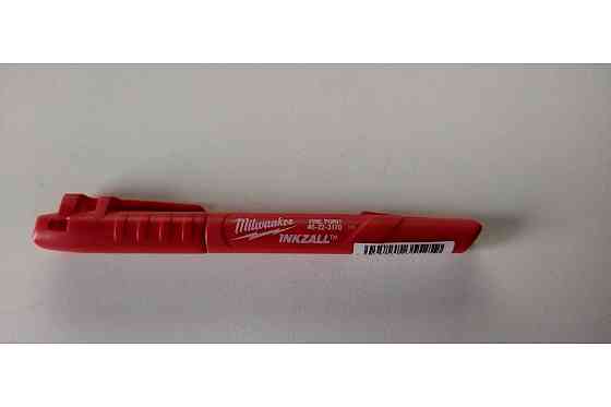 Маркер (красный, для стройплощадки, тонкий) Milwaukee INKZALL 48223170 Коломия