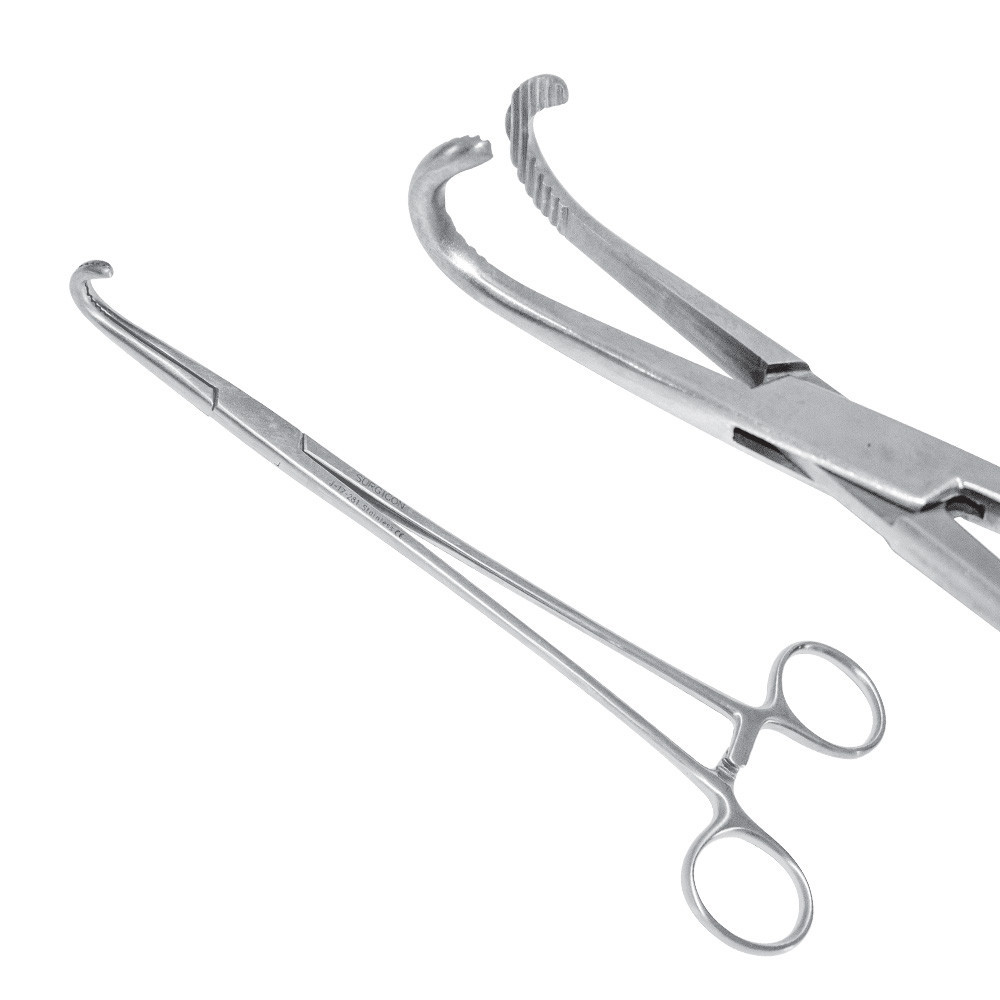 Затискач для жовчних протоків, 21 см, J-17-281 Дніпро - фото 1