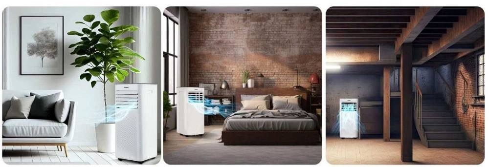 Портативний кондиціонер Berdsen 9000 BTU з Wi-Fi та осушенням. Київ - фото 1