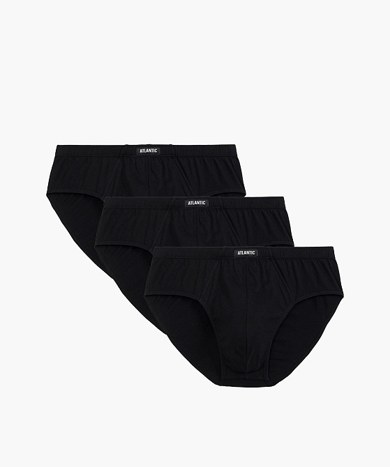 Трусы мужские классика черные Atlantic Basic 3BMP-006 XL Киев - изображение 1