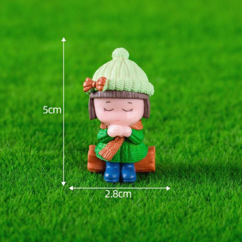 Декоративні фігурки Хлопчики і дівчата для флораріуму, міні-саду, моссаріуму, вазону, мікроландшафту Фісташка Одеса - фото 1