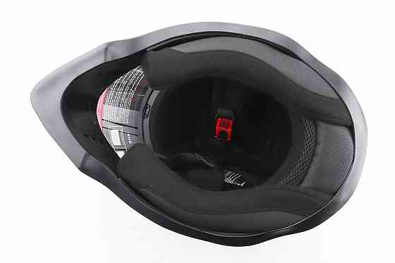 Шолом кросовий/ендуро/АТV зі склом BLD-819-7 S (55-56см), ЧОРНИЙ/СІРО-ЧЕРВОНИЙ Киев