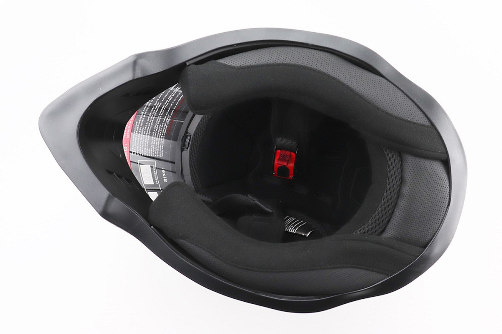 Шолом кросовий/ендуро/АТV зі склом BLD-819-7 S (55-56см), ЧОРНИЙ/СІРО-ЧЕРВОНИЙ Киев - изображение 6