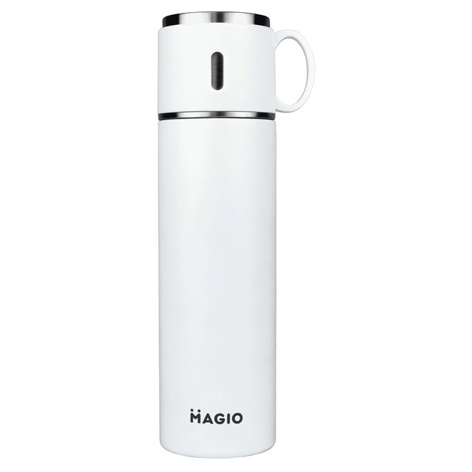 Термос для питної води туристичний MAGIO MG-1046W 0.5 л, Гарний невеликий термос для чаю топ JU-16 Одеса - фото 7