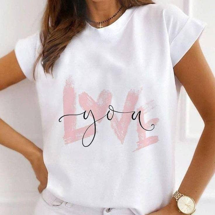 Футболка жіноча з принтом  48 Біла 2664087775 Дніпро - фото 1