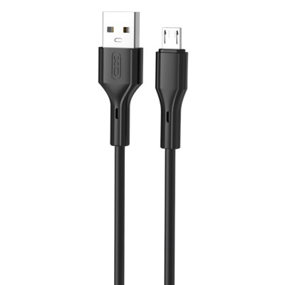Дата кабель USB 2.0 AM to Micro 5P 1.0m black XO (NB230_M_Black) Винница - изображение 1