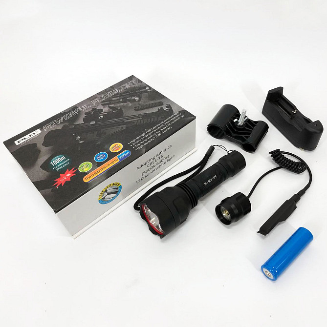 Оригинальный карманный фонарик Bailong BL-QC8-XPE, Фонарик на юсб зарядкой для дома OE-80 Львов - изображение 11