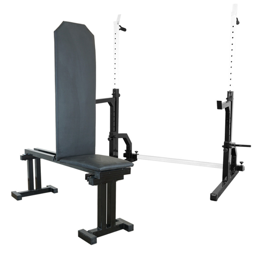 Лавка для жиму регульована 40 на 40 мм + Стійки з упорами 40 на 40 мм + бруси + штирі для блінів Київ - фото 6