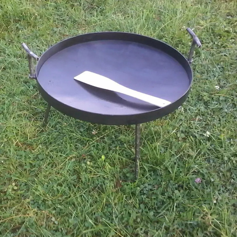 Сковорода з диска борони для багаття 50 см для пікніка, диск для смаження Київ - фото 2