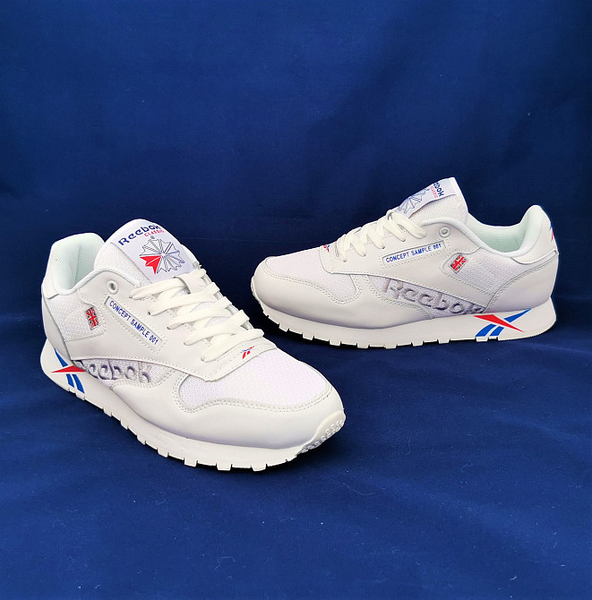 Мужские Кроссовки Reebok Classic Белые Рибок (размеры: 45,46) Видео Обзор Днепр - изображение 10