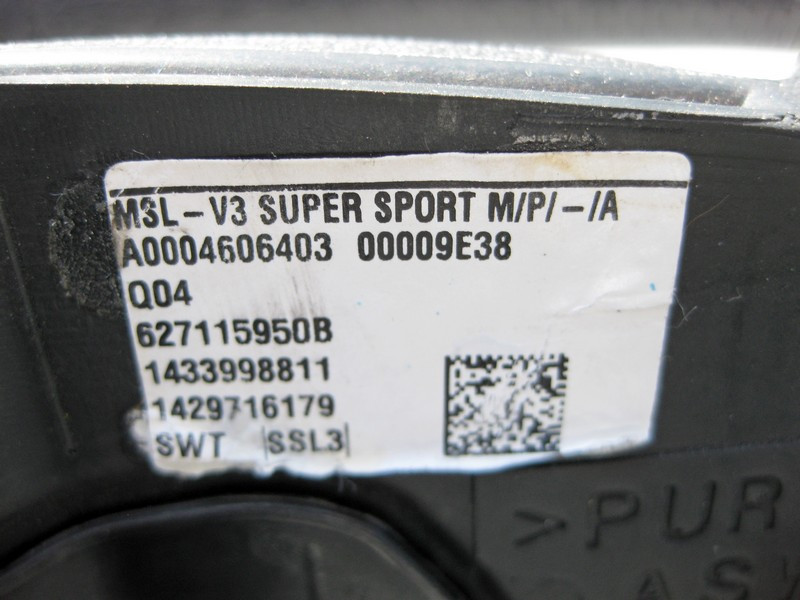 Mercedes-Benz  A0004606403 9E38 Рульове колесо - кермо чорне S-Class W222 C217 Одеса - фото 3