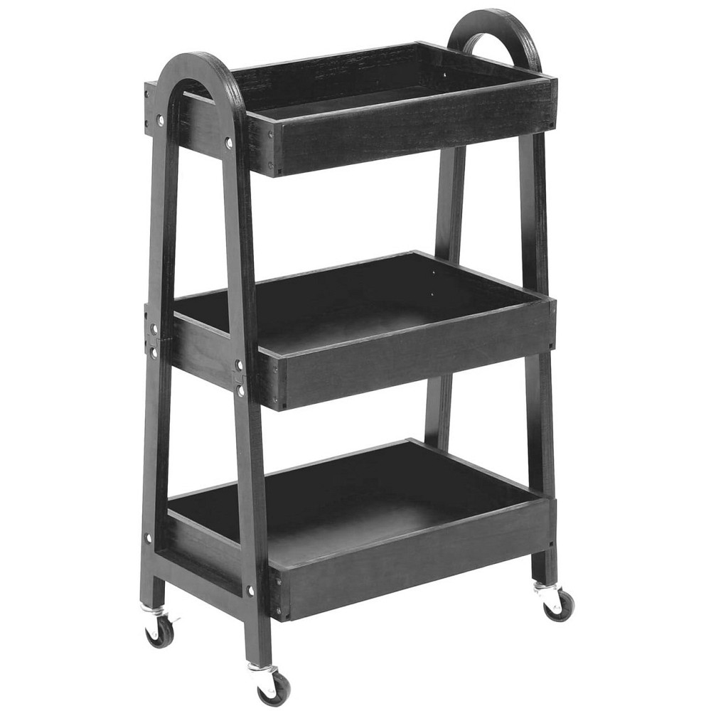 Етажерка для ванної на коліщатах "Талінар" венге Миколаїв - фото 1