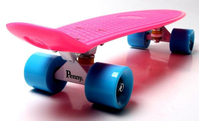 Пенни борд Penny Board "CRIMSON". Малиновый цвет Одесса - изображение 5
