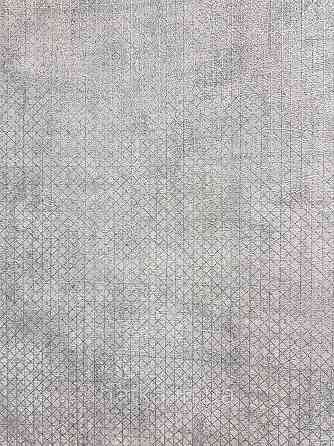 Обои виниловые на флизелине AS creation The Bos 0.53х10 геометрия полоски квадраты серебристые на сером Киев