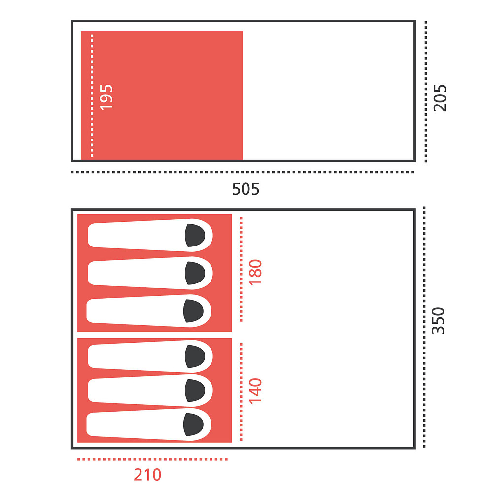 Намет Grand Canyon Helena 6 Mojave Desert (330033) Вінниця - фото 12