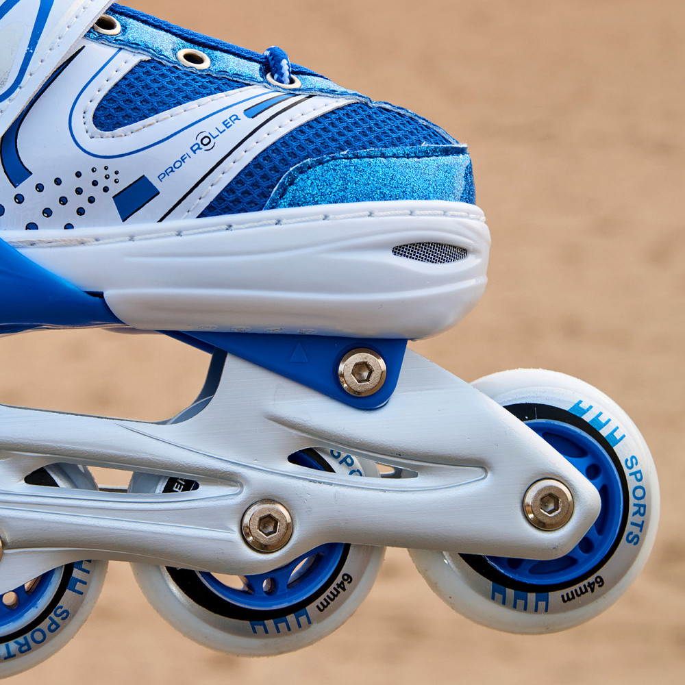 Ролики для детей,детские ролики раздвижные ROLLER SPORT 2561 размер 31-34, Cиние Каменец-Подольский - изображение 3