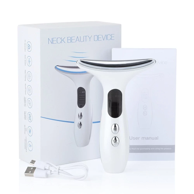 Микротоковый массажер Neck Beauty Device для шеи и лица Винница - изображение 3