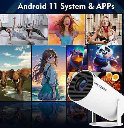 Проектор MAGCUBIC Hy 300 Pro / HD / 1280x720/ 260ansi. Android + Wi-Fi Київ