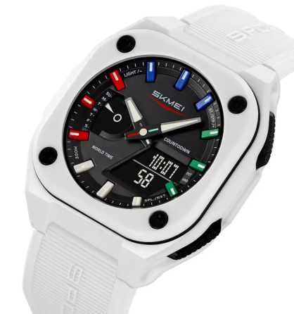 Годинник чоловічий наручний спортивний Skmei 2328 (Білий) Вінниця