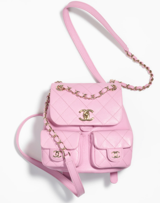 Женский кожаный рюкзак (Розовый) Киев - изображение 2