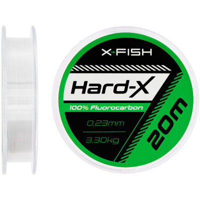 Флюорокарбон X-Fish Hard-X 20m (clear) 0.23mm 3.30kg (1917.03.83) Винница - изображение 1