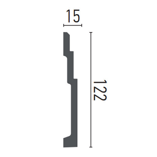 Плинтус полиуретановый Gaudi Decor SK 001 Днепр - изображение 2