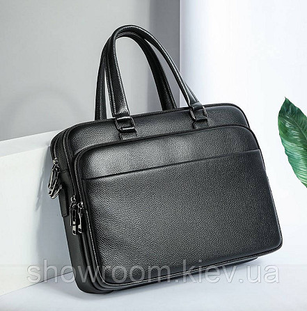 Чоловіча шкіряна сумка Leather Collection (5341) Київ - фото 1