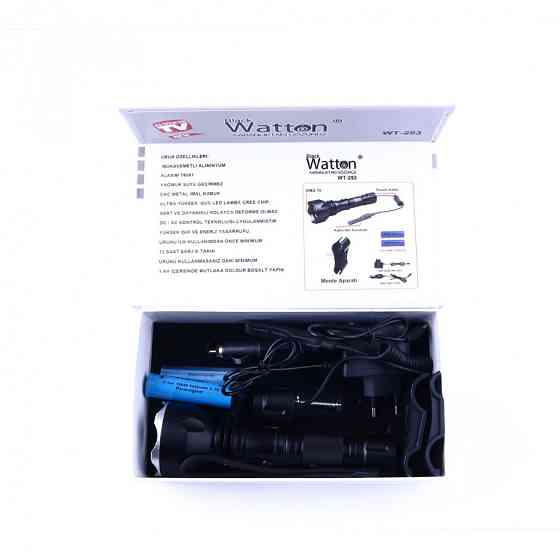 Мисливський акумуляторний світлодіодний ліхтарик для гвинтівки з кріпленням WATTON WT-253 600 Лм Кам'янець-Подільський