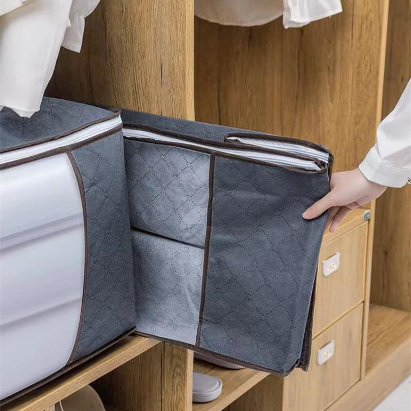 Органайзер для одежды, постельного белья бамбук (серый) Винница - изображение 3