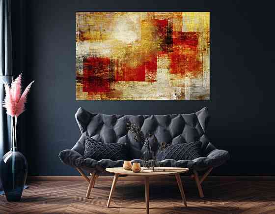 Картина холст  у вітальню / спальню Абстракція    MLP_7 ( 60х30см ) 60x100 см Київ