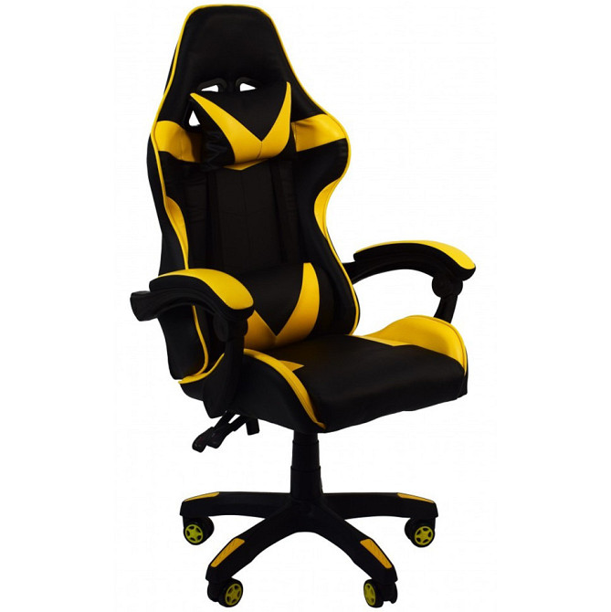 Крісло геймерське комп'ютерне ігрове Bonro B-810 офісне для комп'ютера дому і офісу Жовтий Київ - фото 2