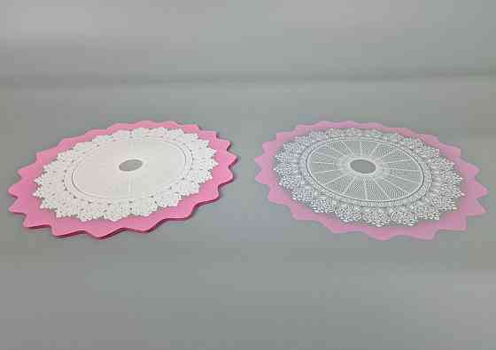 Серветка для квітів діаметром 30 см з рис, 100 шт No 334 (5) (100 шт.) Харків