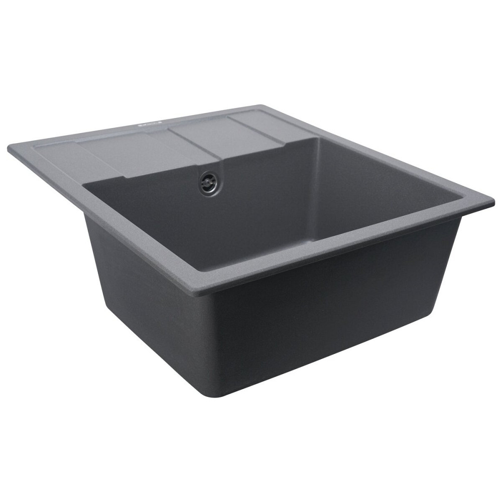 PLATINUM Гранітна мийка для кухні Platinum 5851 ARIA матова Сірий мусон Київ - фото 5