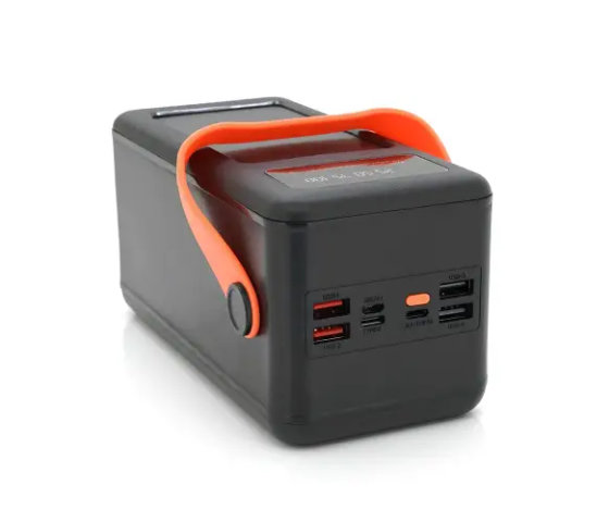 Универсальная зарядная батарея ACL PW53 Silar 80000mAh + фонарь + комплект кабелей (Черный) Винница