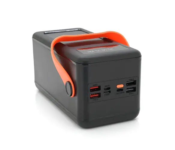 Універсальна зарядна батарея ACL PW53 Silar 80000mAh + ліхтар + комплект кабелів (Чорний) Вінниця - фото 3