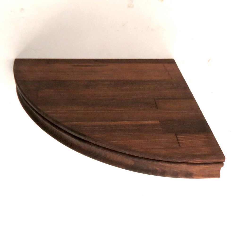 Кутова настінна полиця "Плата" капучино Миколаїв - фото 7