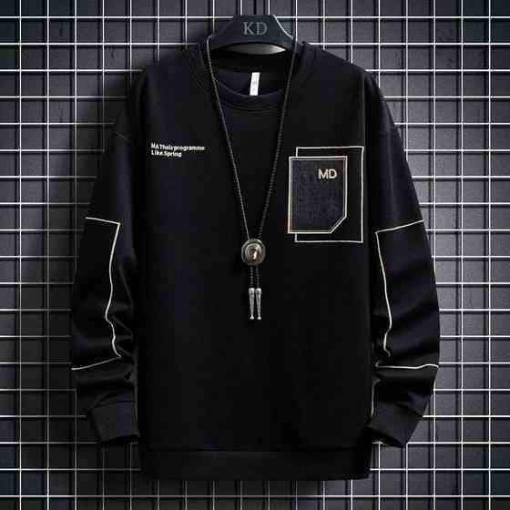 Світшот чорний жіночий з принтом 2711524733 розмір 52 Дніпро