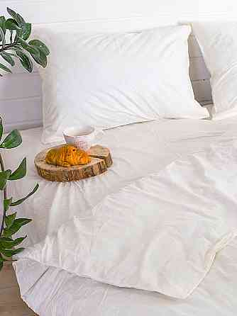 Ecotton Комплект постільної білизни Ecotton двоспальний 180х215 см білий із орнаментом Коломыя