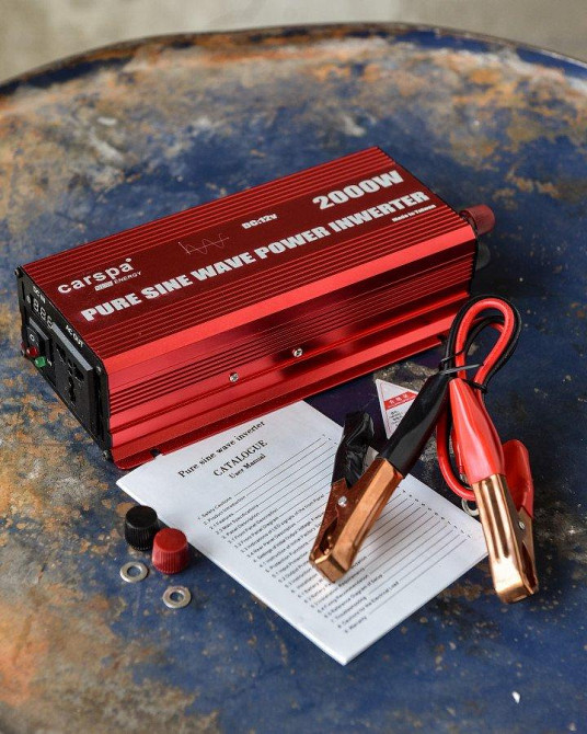 Инвертор  преобразователь carspa чистый синус 1600W/2000W ВН1334 Одесса - изображение 1
