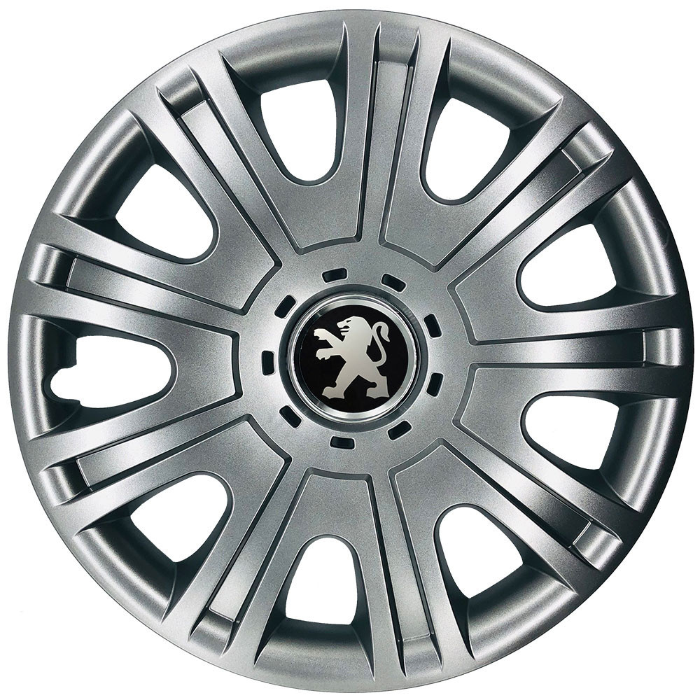 Автомобильные модельные колпаки R15 Peugeot 319 4шт, SJS, серебряные Киев - изображение 1