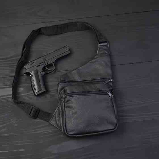 Оригінальна чоловіча сумка крос-боді, Чоловіча вулична сумка через плече крос-боді гладка VL-41 Івано-Франківськ