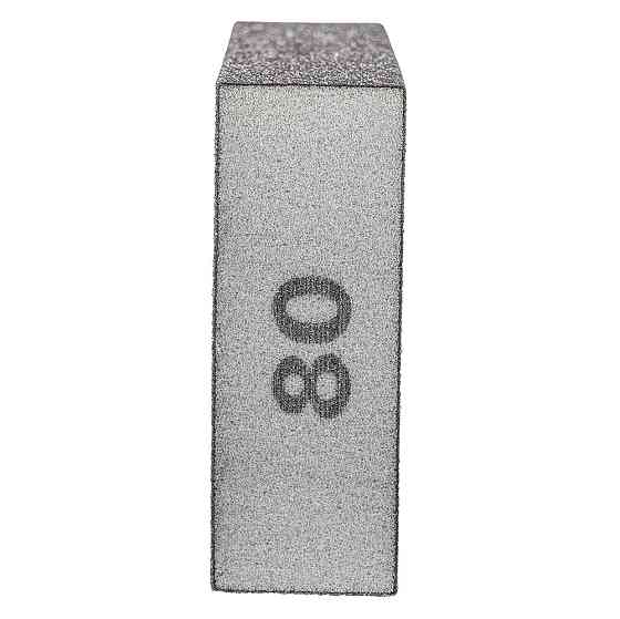 Губка шлифовальная четырехсторонняя 100×70×25мм P80 SIGMA (9130651) Ровно