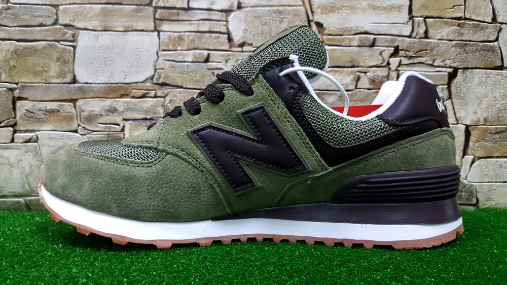 Чоловічі кросівки New Balance Black/Green ML574EGK Суми - фото 9