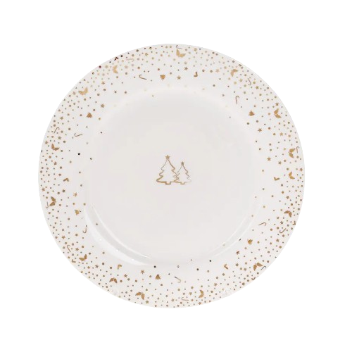 Тарілка десертна Зимова казка 19см порцеляна 498-298 БОНА ДИ Житомир - фото 1