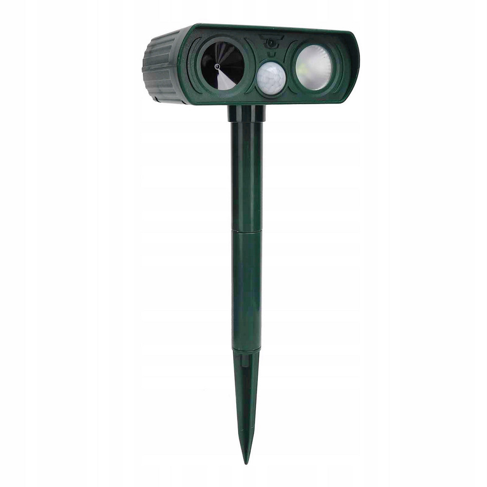 Ультразвуковий відлякувач котів, собак і гризунів на сонячній батареї на сонячній батареї Garden Pro Київ - фото 1