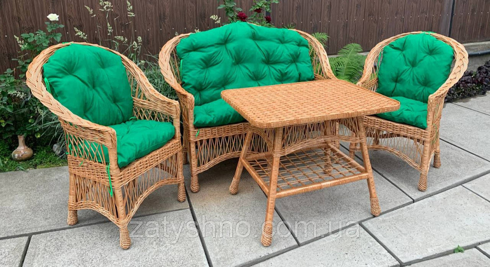 Мебель из лозы, комплект с подушками Киев - изображение 7