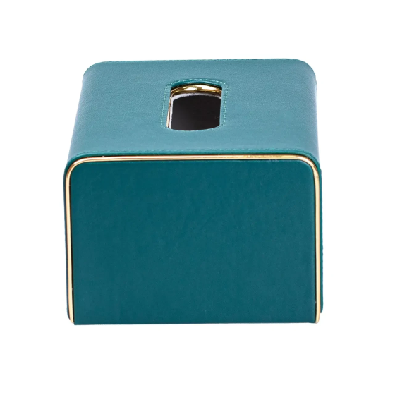 Yiwu Серветниця з еко шкіри 21х13.5х9.5 см для серветок на стіл Зелений HP-3-208GR Коломыя