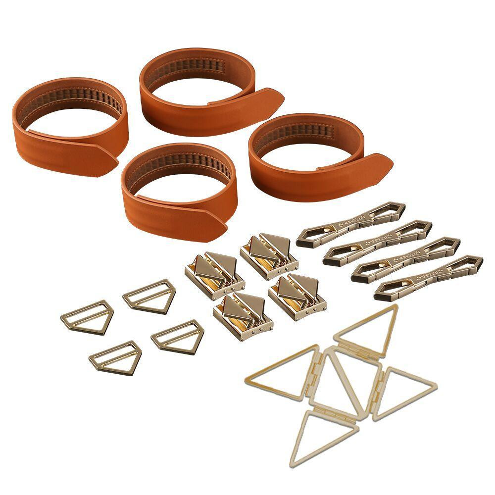 Набір для зв'язування LOCKINK Hogtie Set — Brown Sex Aura Київ - фото 2