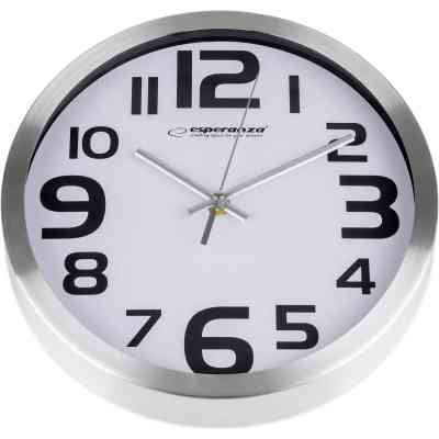 Настенные часы Esperanza Wall Clock Zurich 25 см White (EHC013W) Винница